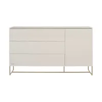 Kidsmill Kommode XL - Intense II - Oatmeal / Patinated Brass