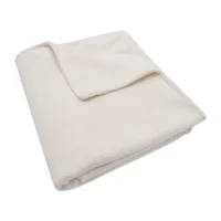 Jollein Cosy Knit Babydecke - 75x100 cm - Ivory/Velvet