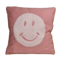 Kersten Dekokissen Smiley 45 x 45 cm - Rosa