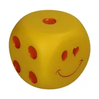 Kersten LED-Würfel „Smiley“ – Gelb