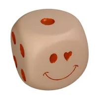 Kersten LED-Würfel Smiley – Rosa