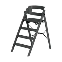 KAOS Klapp Hochstuhl – zusammenklappbar – recycelter Kunststoff – Charcoal Black