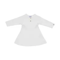 Klein Baby Kleid Ripp - Natural White
