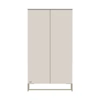Kidsmill Intense II  Kast 2-Deurs - Oatmeal / Patinated Brass