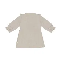 Klein Baby Ruffle Kleid- Beige Melange
