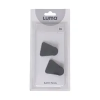 Luma Badewannenstöpsel - Grau - 2 Stück