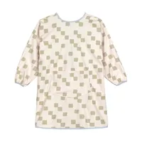 Lässig Lätzchen mit Ärmeln - Happy Fruits - Light Khaki