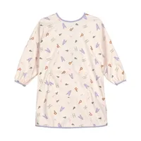 Lässig Lätzchen mit Ärmeln - Happy Fruits - Pastel Lilac