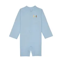 Lässig UV Badeanzug Langarm - Sky Blue