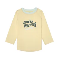 Lässig UV-Shirt Langarm - Make Waves Vanilla