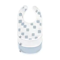 Laessig Lätzchen Newborn 3 Stück - Happy Fruits - Light Blue