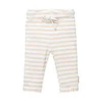 Little Dutch Stripe Hose – Sand / Weiß
