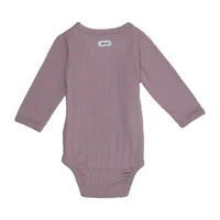 Lodger Solid Wickelbody Langarm - Rose