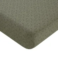 Mies & Co Daisies Spannbettlaken - 60 x 120 / 70 x 140 cm - Teagreen