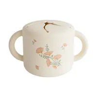 Mushie Snack Cup - Pink Flowers