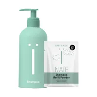 Naïf Pump Bottle + Shampoo Nachfüllpulver