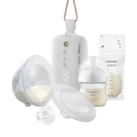 Philips Avent Milchpumpe - Handsfree Einseitig + Milchaufbewahrungsbeutel
