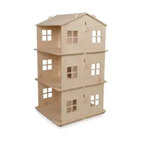 KidsDepot Porto Puppenhaus - Easyclick - Natur Farbe