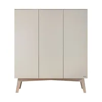 Kidsmill Sixties Kledingkast - 3-Deurs - Oatmeal / Eiken