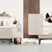 Kidsmill Sixties Babyzimmer Oatmeal / Walnuss