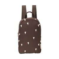 Studio Noos Mini Rugzak - Puffy - Brown Hearts