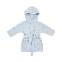 Little Dutch Bademantel Bestickt - Größe 86/92 - Blau