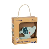Tooky Toy Ziehfigur Elefant - Holz