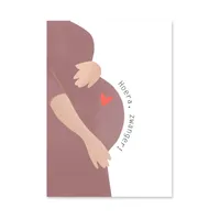 Studio Jans Ansichtkaart - Hoera Zwanger