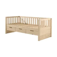 Vipack Fritz Kajütenbett mit Schubladen 90 x 200 cm