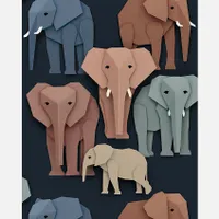 Studio Ditte Elefantentapete