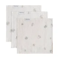 Baby's Only Tender Monddoekje - 3-pack - 30x30 cm - Clover