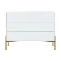 Kidsmill Boutique Kommode Weiß / Brass