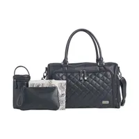 Isoki Zip Quilted Wickeltasche Toorak Schwarz