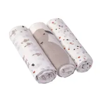 Laessig Tiny Farmer Explorer Speckles Swaddle 3 Stück