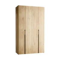 Vox Stor Kledingkast 140 x 240 cm - Comfort - Oak/Oak - Metaal Zwart