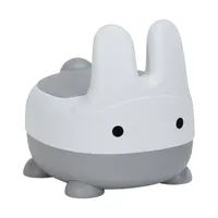 Puck Kaninchen Töpfchen Weiß / Grau