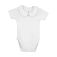 Rapife Body Kurzarm mit Kragen White