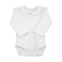 Rapife Body Langarm mit Kragen White