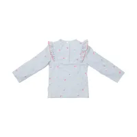 Little Dutch Sunny Flowers Schwimmshirt Langarm - Blue