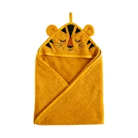Roommate Tiger Bademantel Ocker