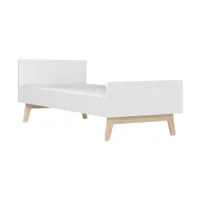 Kidsmill Sixties Bett Mattweiß / naturbelassen 90 x 200 cm