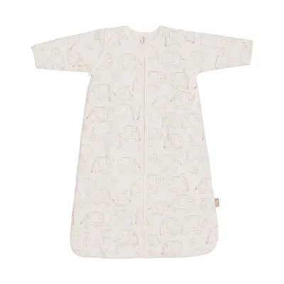 Jollein Baby Slaapzak met Afritsbare Mouw - Elephant Tales - 90 cm