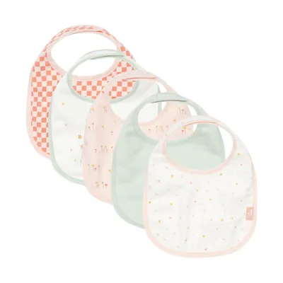 Jollein Lätzchen - Jersey Waterproof - 5 Stück