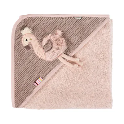 Fehn Badecape mit Kapuze - 80x80 cm