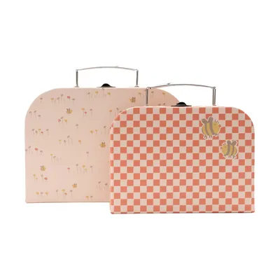 Jollein Spielkoffer- Pretty Picnic - 2er-Set