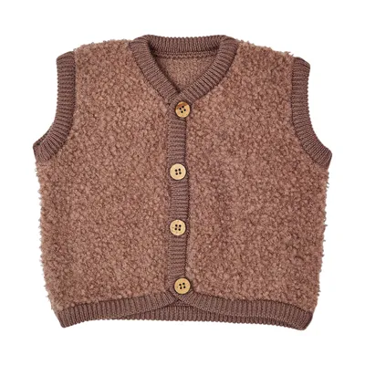 Smallstuff Bodywarmer - Maat 56/62 - Merino Wol - Off White