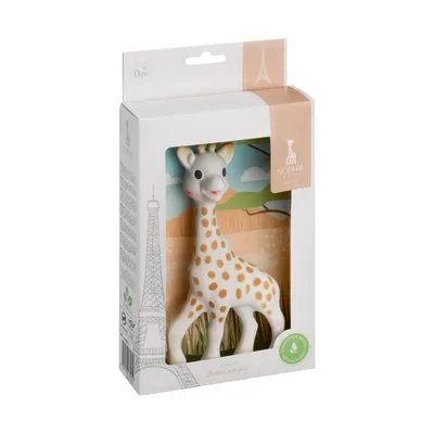 Sophie De Giraf Geschenkdoos - Wit Savanne