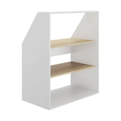 Diagone Unterschrank für Dachschrägen, 3 offene Fächer