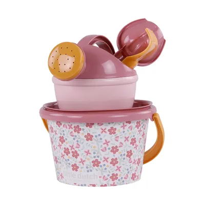 Little Dutch Strandset - Pink Flowers - 5-delig