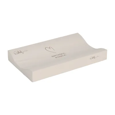 Witlof for Kids Aankleedkussen - Hart - Taupe